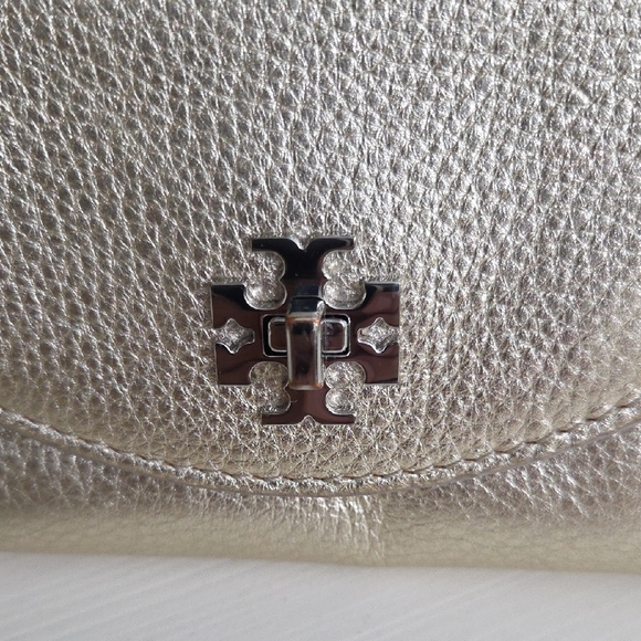Tory Burch Metallic Gold Wallet - Picture 3 of 12